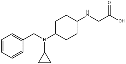 [4-(Benzyl-cyclopropyl-aMino)-cyclohexylaMino]-acetic acid Struktur