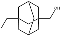 (3-Ethyl-1-adamantyl)methanol Struktur