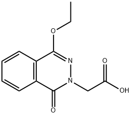(4-Ethoxy-1-oxo-1H-phthalazin-2-yl)-acetic acid Struktur