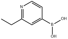 2-Ethylpyridine-4-boronic acid Struktur