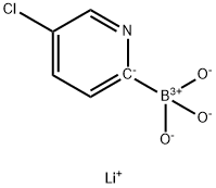 Lithium (5-chloropyridin-2-yl)trihydroxyborate Struktur