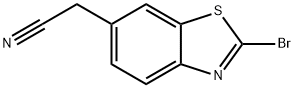 (2-BroMo-benzothiazol-6-yl)-acetonitrile Structure