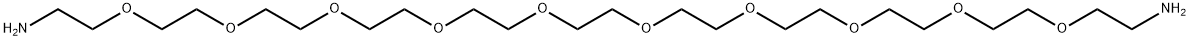 3,6,9,12,15,21,24,27,30-Decaoxadotriacontane-1,32-diaMine Structure