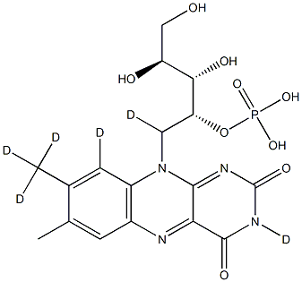 Riboflavin-d6 Struktur
