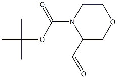 tert-butyl 3-forMylMorpholine-4-carboxylate Struktur