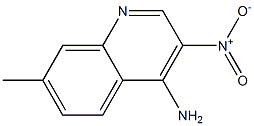 7-Methyl-3-nitroquinolin-4-aMine Struktur