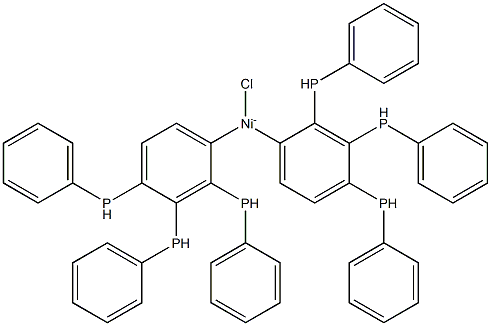 Chlorobis(triphenylphosphino)phenylnickel(II) Structure