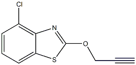 Benzothiazole, 4-chloro-2-(2-propynyloxy)- Struktur