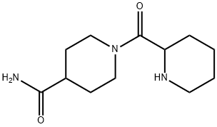 1-(piperidine-2-carbonyl)piperidine-4-carboxamide Struktur