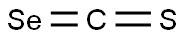 Thiocarbonyl selenide Struktur