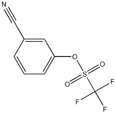 Methanesulfonic acid, trifluoro-, 3-cyanophenyl ester