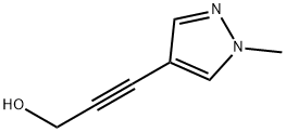 3-(1-methyl-1H-pyrazol-4-yl)prop-2-yn-1-ol Struktur