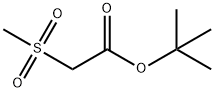 TERT-BUTYL 2-(METHYLSULFONYL)ACETATE, 70018-13-2, 結構式