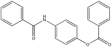 Benzamide, N-[4-(benzoyloxy)phenyl]- Struktur