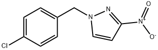 1-[(4-chlorophenyl)methyl]-3-nitro-1H-pyrazole Struktur