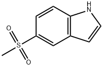 5-(methylsulfonyl)-1H-indole 結(jié)構(gòu)式