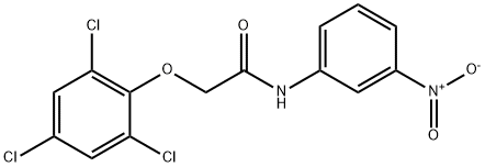 N-(3-NITROPHENYL)-2-(2,4,6-TRICHLOROPHENOXY)ACETAMIDE Struktur