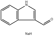 Sodium 3-formylindol-1-ide Struktur