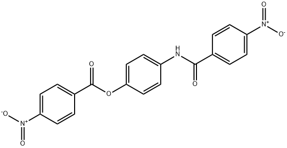 4-((4-NITROBENZOYL)AMINO)PHENYL 4-NITROBENZOATE Struktur