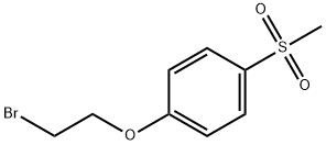 1-(2-溴乙氧基)-4-甲磺酰基苯 結(jié)構(gòu)式