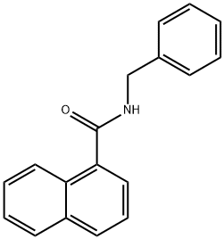 N-BENZYL-1-NAPHTHALENECARBOXAMIDE Struktur