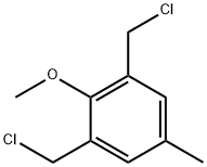 1,3-BIS-CHLOROMETHYL-2-METHOXY-5-METHYL-BENZENE Struktur
