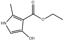 ethyl 4-hydroxy-2-methyl-1H-pyrrole-3-carboxylate Struktur