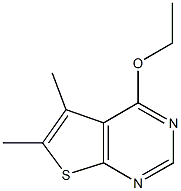 4-ethoxy-5,6-dimethylthieno[2,3-d]pyrimidine Struktur