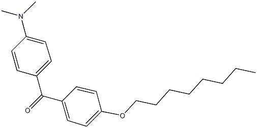 [4-(dimethylamino)phenyl][4-(octyloxy)phenyl]methanone Struktur