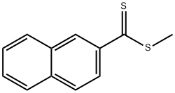 methyl naphthalene-2-carbodithioate Struktur