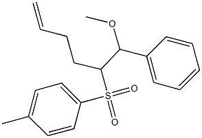 1-[methoxy(phenyl)methyl]-4-pentenyl 4-methylphenyl sulfone Struktur