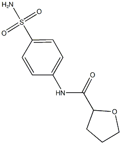N-[4-(aminosulfonyl)phenyl]tetrahydro-2-furancarboxamide Structure