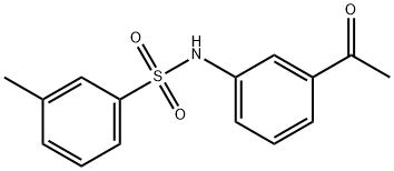 N-(3-acetylphenyl)-3-methylbenzenesulfonamide Struktur