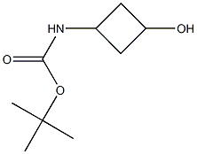 TERT-BUTYL 3-HYDROXYCYCLOBUTYLCARBAMATE Struktur