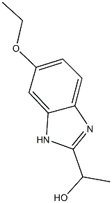 1-(6-ethoxy-1H-benzimidazol-2-yl)ethanol Struktur