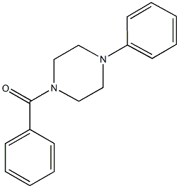 1-benzoyl-4-phenylpiperazine Struktur
