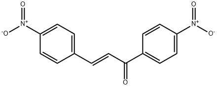 (E)-1,3-bis(4-nitrophenyl)prop-2-en-1-one Structure