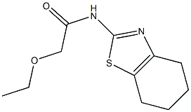 2-ethoxy-N-(4,5,6,7-tetrahydro-1,3-benzothiazol-2-yl)acetamide Structure