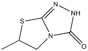 6-methyl-5,6-dihydro-2H-[1,3]thiazolo[2,3-c][1,2,4]triazol-3-one Structure