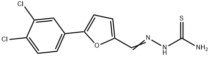 [(E)-[5-(3,4-dichlorophenyl)furan-2-yl]methylideneamino]thiourea Struktur