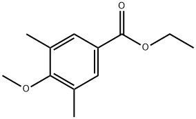 4-Methoxy-3,5-dimethylbenzoic acid ethyl ester Struktur