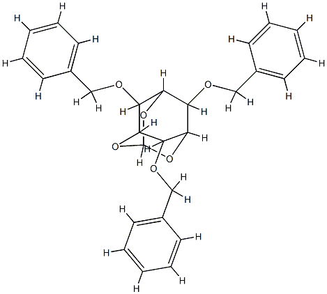 2,4,6-TRI-O-BENZYL-MYO-INOSITOL*1,3,5-OR THOFORMATE Struktur