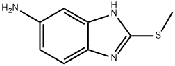 Benzimidazole, 5(or 6)-amino-2-(methylthio)- (6CI) Struktur