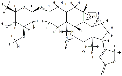 7,8-epoxysinogenin 3-methylglycosides Struktur