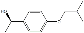 (1R)-1-(4-ISOBUTOXYPHENYL)ETHANOL Struktur
