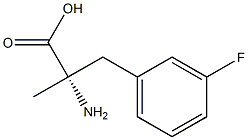 (S)-Α-METHYL-3-FLUOROPHENYLALANINE, 130855-56-0, 結(jié)構(gòu)式