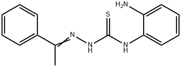 (1E)-1-Phenylethanone N-(2-aminophenyl)thiosemicarbazone Struktur