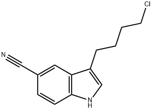 3-(4-氯代丁基)-5-氰基吲哚, 143612-79-7, 結(jié)構(gòu)式