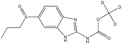 阿苯噠唑亞砜-D3 結(jié)構(gòu)式