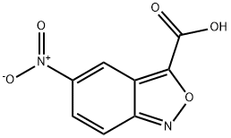 2,1-Benzisoxazole-3-carboxylicacid,5-nitro-(9CI) Struktur